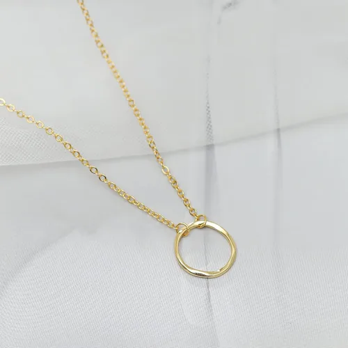 Vista 5 de Collar con colgante de corazón de oro de 14 quilates para mujer, delicado collar de estrella, gargantilla de mal de ojo, collar bohemio con luna