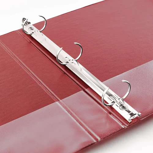 Vista 8 de Avery Economy - Carpeta de 3 anillas, anillos redondos de 1 pulgada, 4 carpetas rojas (03310) For School, Home and Everyday Organization