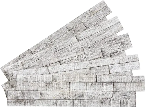 Vista 6 de Paneles de madera (marrón mezclado)