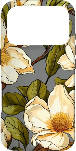 Vista 30 de Botanical Garden Magnolia Flower Case for iPhone 17