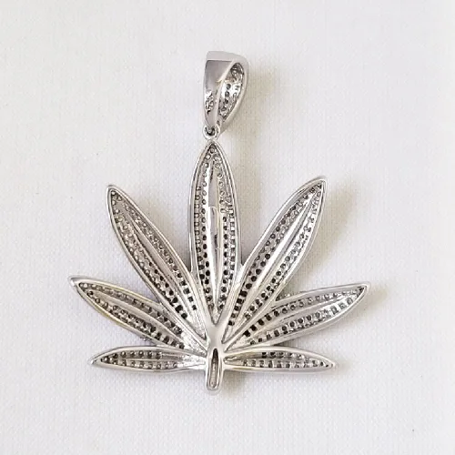 Vista 3 de SURANO DESIGN JEWELRY Colgante Hip Hop de plata de ley con micro pavimento de piedras CZ, Plata esterlina Piedra Zirconia cúbica, no conocido