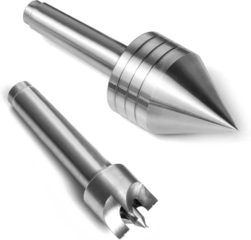Vista 9 de LDC-SET4/MT2 4PCS Set de centro vivo y de transmisión de torno para torneado de madera MT2 con cono cónico