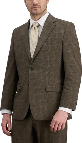 Vista 10 de Haggar JMH Classic Fit Premium Stretch Suit Pantalones y chaquetas separados para hombre Rayas negras
