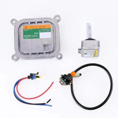 Vista 6 de Unidad de control de balasto de faros delanteros HID de xenón con cable de conexión de encendido y bombilla D3S para Ford Mustang 2010-2019