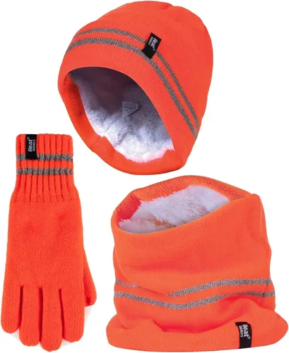 Vista 9 de HEAT HOLDERS - Gorra de punto reversible con aislamiento térmico para hombre, 3.4 tog, talla única Negro