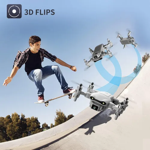 Vista 6 de Mini Drone DRONEEYE 4DV9 con cámara HD 1080P para niños, video en vivo FPV, cuadricóptero RC para adultos, principiantes, juguetes, regalos