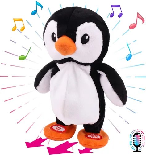 Vista 11 de Hopearl Muñeca negra que habla y canta, repite lo que dices, muñeca negra que camina, juguete animado interactivo, eléctrico, regalo de peluche