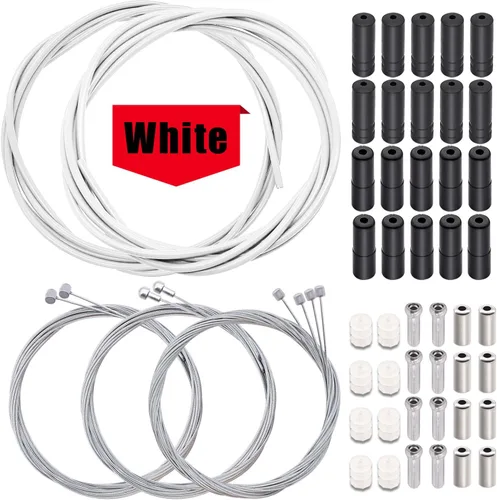 Vista 9 de weideer Cable de freno de bicicleta Cable de cambio Kit de carcasa de cable de bicicleta Kit de cable de freno de bicicleta Línea de transmisión