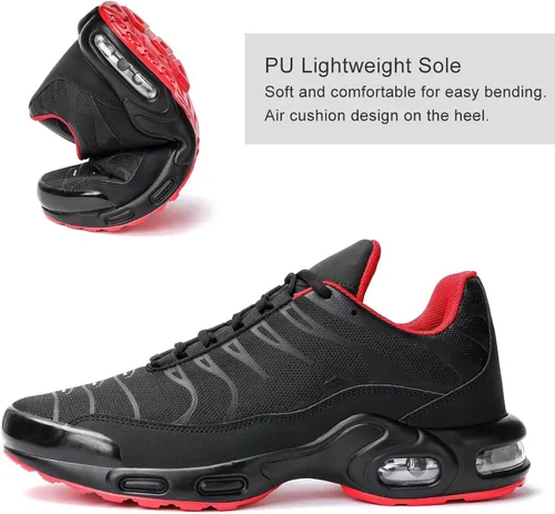 Vista 3 de Mevlzz - Tenis de correr para hombre tenis de baloncesto para hombre tenis de moda zapato deportivo para hacer ejercicio entrenamiento