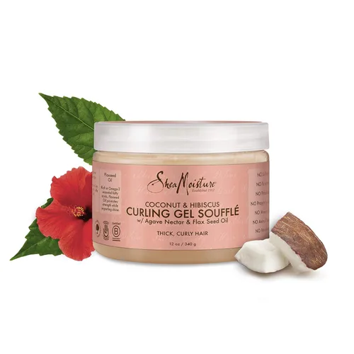 Vista 6 de Soufflé de gel de coco e hibisco de Shea Moisture de 12 onzas (12.0 fl oz) (paquete de 2)