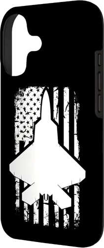 Vista 2 de F22 Raptor US Flag Fighter Airplane Jet Plane Aircraft Case for iPhone 17