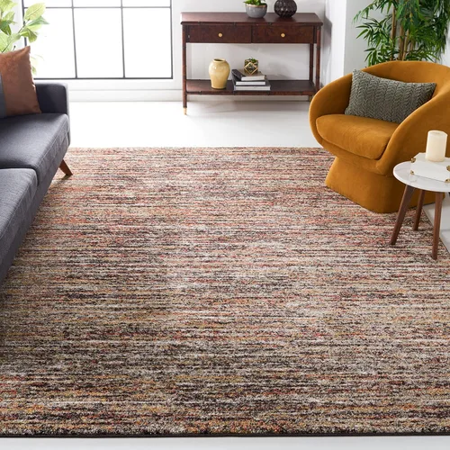 Vista 15 de SAFAVIEH Retro Collection - Alfombra de pasillo de 2 pies 3 pulgadas x 7 pies, marfil y gris, diseño abstracto moderno, no desprende pelusa