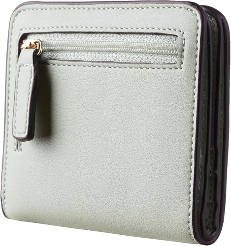 Vista 5 de Toughergun - Billetera para mujer, con bloqueo Rfid, pequeña, compacta, plegable, de lujo, de cuero, con bolsillo para mujer, minivestido