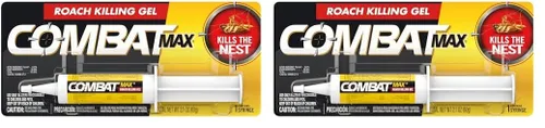 Vista 8 de Gel para matar cucarachas Combat Max para uso en interiores y exteriores, 1 jeringa, 60 gramos (paquete de 1)