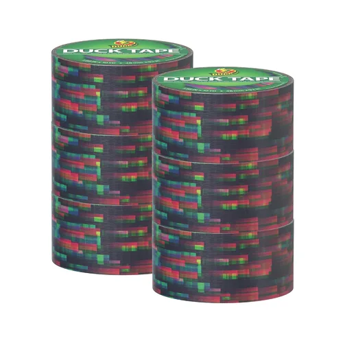 Vista 11 de Duck Brand Cinta adhesiva Duck impresa, 6 rollos, yute (283713_C)