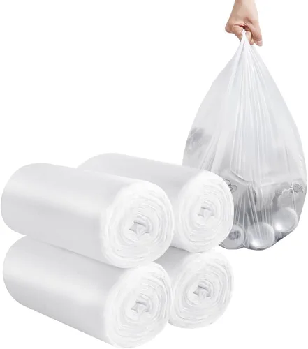 Vista 14 de Bolsas de basura portátiles de 2 a 4 galones, 120 bolsas de basura pequeñas portátiles gruesas para oficina, cocina, dormitorio, bolsas de basura