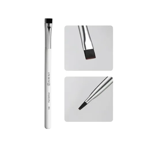 Vista 11 de Albeaut Pincel delineador de ojos, delineador de ojos en forma de media luna y pincel para cejas, crea sin esfuerzo un delineador perfecto
