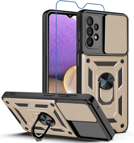Vista 17 de Para Samsung Galaxy A13 5G Caso: Caja Del Teléfono Con Protector De Pantalla Para Samsung Galaxy A13 5G - Negro
