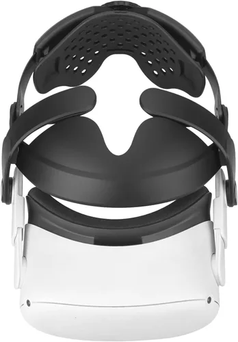 Vista 8 de MASiKEN Upgraded Head Strap for VR Headset Elite Strap Shift Weight On Forehead Release Face Squeeze Enhance Comfort in VR Games Breathable TPU Back