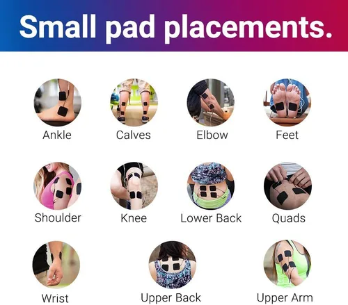 Vista 6 de iReliev Unidad TENS + estimulador muscular EMS con 14 modos de terapia, sistema de alivio del dolor y recuperación premium, recargable, pantalla