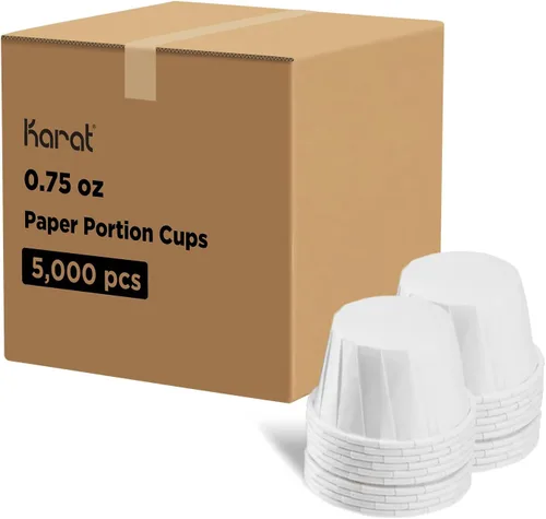 Vista 10 de Karat FP-PPC050 0.5 oz. Vasos de papel para porciones (caja de 5000)