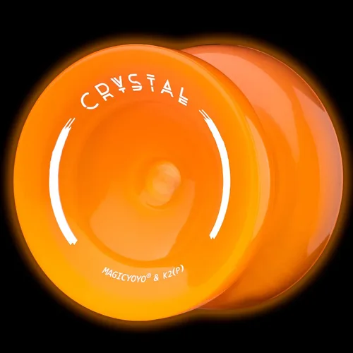 Vista 13 de MAGICYOYO Fingerspin - Yoyo que brilla en la oscuridad, Yoyo de doble propósito sensible y no sensible para niños de 8 a 12 años, yoyos