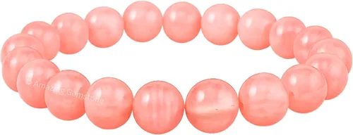 Vista 809 de Amazing Gemstone Crystal Bracelet for Women Men's Gifts - Protection Healing Crystal Bracelet - 8mm Gemstone Beaded Stretchable Bracelet Pulseras