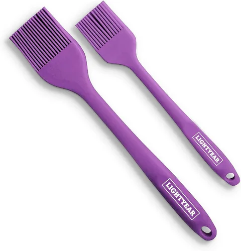 Vista 9 de Lightyear Cepillo de silicona para cocinar - Juego de brochas de pastelería Silicone basting brush for grilling, BBQ and baking – baster brush