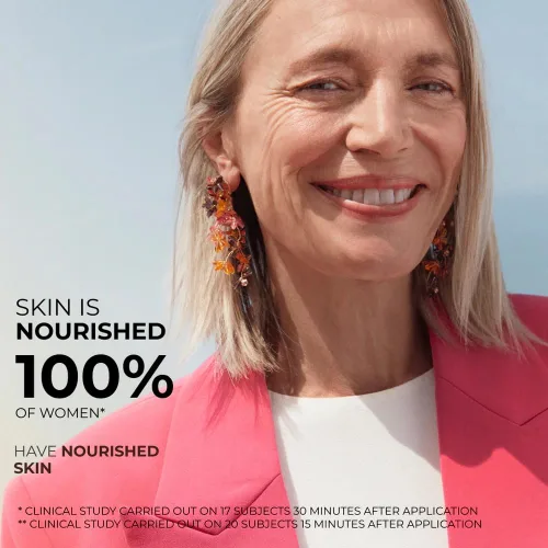 Vista 4 de Yves Rocher Crema hidratante facial Riche Crème Envejecimiento y piel madura, Crema de día y noche con aceites preciosos, para piel madura + piel