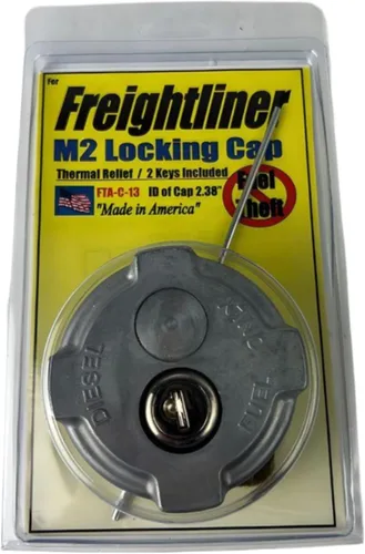 Vista 3 de Depósito de combustible accesorios tapa de combustible de bloqueo para Freightliner M2 Semi Caja camiones