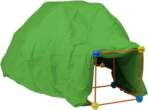 Vista 6 de Kit de construcción de fortalezas para niños 90 piezas de juguete educativo de aprendizaje y juguete creativo de fuerte para 5 años en adelante