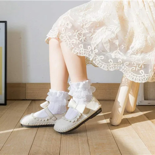 Vista 4 de YUEN baby-girls Lice Socks