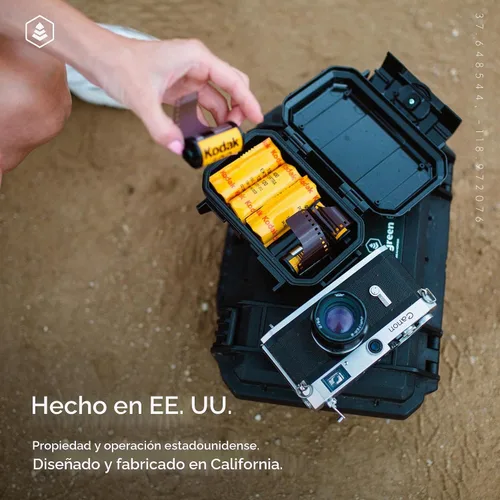 Vista 3 de Evergreen 52 Estuche Protector Impermeable Caja Seca - Viaje Seguro/Especificación Militar/Hecho en EE.UU. - para Cámaras, Camping, Pesca