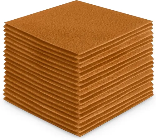 Vista 117 de FabricLA Hojas de fieltro acrílico para manualidades, cuadrados de fieltro precortados suaves de 4 x 4 pulgadas (3.9 in x 3.9 in), utiliza hojas