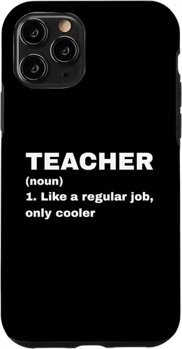 Vista 29 de Funny Teacher Definition Like A Regular Job Only Cooler Noun Case for iPhone 17