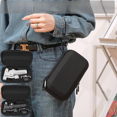 Vista 3 de Bolsa organizadora para DJI OSMO MOBILE 7/7P Organizador Bolsa de embrague Negro