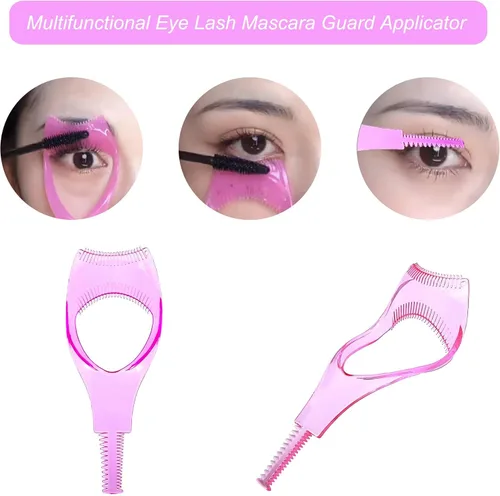 Vista 2 de 3 piezas Lash Buddy Mascara Shield - Protector aplicador superior e inferior y herramienta separadora