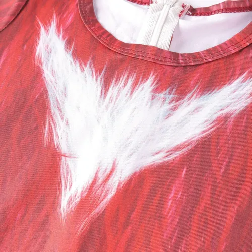 Vista 4 de Body de cosplay de dibujos animados con cola para niños, disfraz de erizo de Halloween