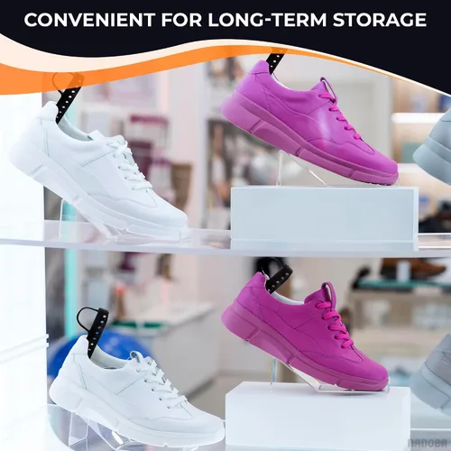 Vista 8 de NADOBA 5 pares de árboles de zapatos de plástico I árboles de zapatos de longitud ajustable para hombres I zapatos y botas árboles I hombres zapatos