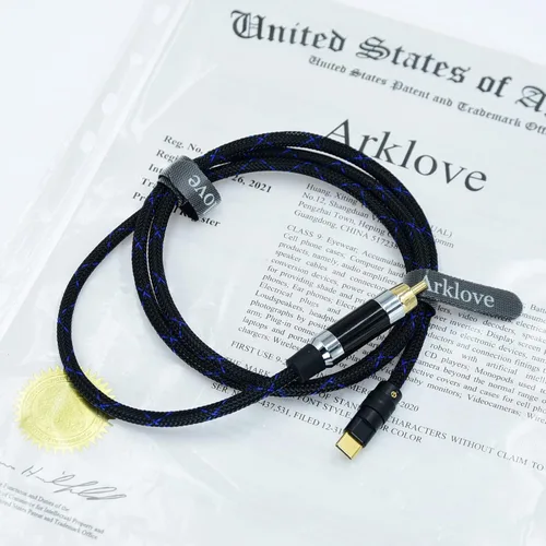 Vista 3 de Arklove Cable USB c a coaxial macho tipo c a interfaz de audio coaxial digital RCA hembra adaptador de cable spdif para amplificador de sonido DSD64