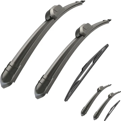 Vista 8 de Car Wiper Compatible with Smart Forfour 454 2004-2007 Car Front Rear Wiper Blades Soft Rubber Windscreen Wipers Auto Windshield 26"+18"+14" 3 wipers