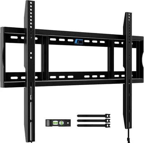 Vista 11 de HOME VISION Soporte de pared para TV fijo para la mayoría de televisores planos/curvados de 26-65 pulgadas con VESA máx. 400x400mm hasta 99 libras