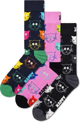 Vista 2 de Happy Socks - Caja de regalo con temática de perro unisex, 3 pares de calcetines