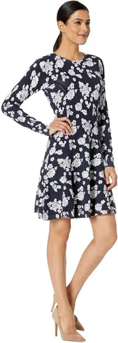 Vista 4 de Michael Kors vestido acampanado estampado para mujer