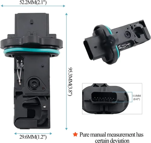 Vista 6 de MANATEE 12671624 Sensor Medidor de Flujo de Aire Masivo Sensor MAF Compatible con Buick Encore Verano, para Chevy Caprice Trax Sonic Cruze