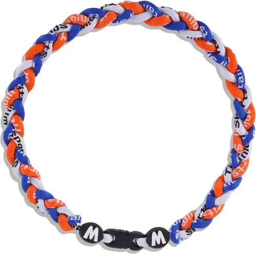 Vista 29 de Willtok Collar de béisbol prémium de 18 pulgadas con cuerda trenzada de nailon con diseño Tornado