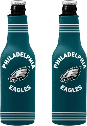 Vista 60 de Soporte aislante para latas y botellas de fútbol americano enfriador de bebidas Huggie (Nueva Orleans (Saints) - Negro) Nueva Orleans (Santos)