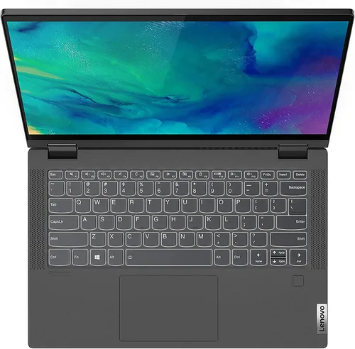 Vista 4 de Lenovo Laptop Flex 5, pantalla táctil FHD de 14.0 pulgadas, AMD Ryzen 7 5700U, 16 GB de RAM, SSD PCIe de 512 GB, gráficos AMD Radeon, paquete