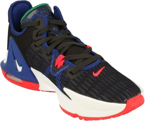 Vista 4 de Nike Lebron Witness 6 NegroAzul Real Profundo Rojo Sirena (CZ4052 005)