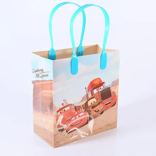 Vista 3 de 12 Bolsas de regalo pequeñas Disney Car Mc Queen, obsequio, para fiestas